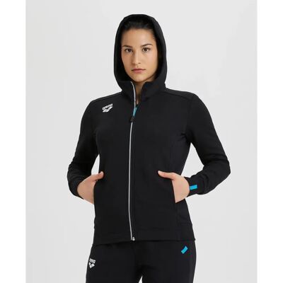 Arena Schwarze Modell Team Panel Kapuzenpullover für Damen Arena Schwarze Modell Team Panel Kapuzenpullover für Damen
