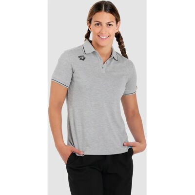 Arena Poloshirt - Baumwolle, Grau, Kurzarm - Poloshirt Arena Poloshirt - Baumwolle, Grau, Kurzarm - Poloshirt