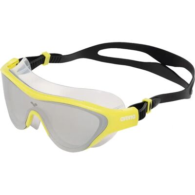 Arena The One Mask Mirrored Goggle - Silver/Green/Black - Unisex - Swim Mask Arena The One Mask Mirrored Goggle - Silver/Green/Black - Unisex - Swim Mask