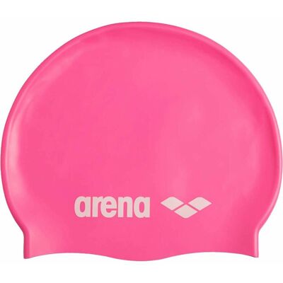 Bonnet de bain en silicone rose Arena - Bonnet de natation - Publicité Bonnet de bain en silicone rose Arena - Bonnet de natation - Publicité