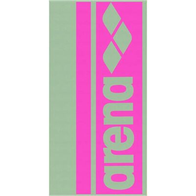ARENA Pink Green Jacquard Badetuch - Strandtuch ARENA Pink Green Jacquard Badetuch - Strandtuch