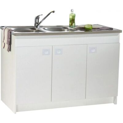 Neova Meuble sous évier pliable - Blanc - Mobilier - Publicité Neova Meuble sous évier pliable - Blanc - Mobilier - Publicité