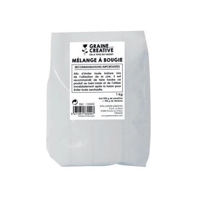 Graine Créative Cire à bougie - 1kg - Publicité Graine Créative Cire à bougie - 1kg - Publicité