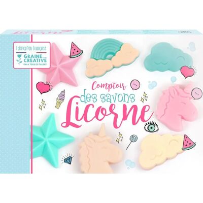 Graine Creative Einhorn Seifen Bastelset - 3x100g, 4 Formen Graine Creative Einhorn Seifen Bastelset - 3x100g, 4 Formen