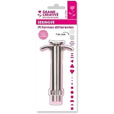 Graine Créative Chrome Spritze für Polymerpaste - Spritze für Polymerpaste Graine Créative Chrome Spritze für Polymerpaste - Spritze für Polymerpaste