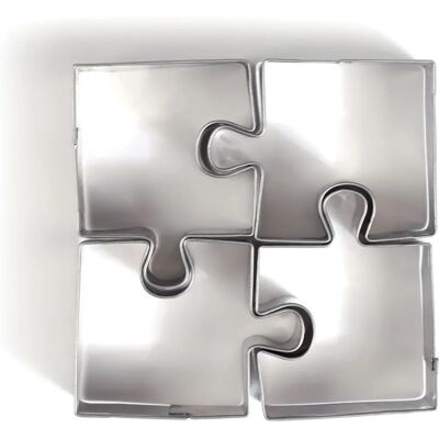 Graine Créative Puzzle Wykrawaczki do Ciastek - 4 Mini Stal Nierdzewna Graine Créative Puzzle Wykrawaczki do Ciastek - 4 Mini Stal Nierdzewna