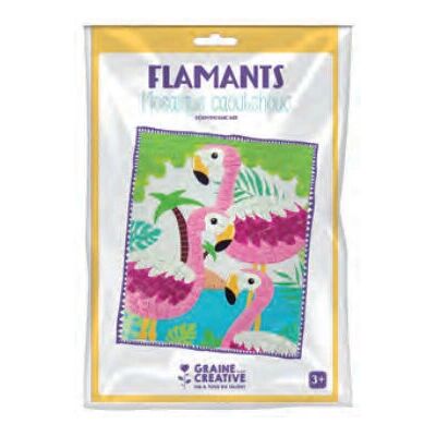 GRAINE CREATIVE 750604 Zestaw Mozaiki - Elastyczny Flamingo Różowy GRAINE CREATIVE 750604 Zestaw Mozaiki - Elastyczny Flamingo Różowy