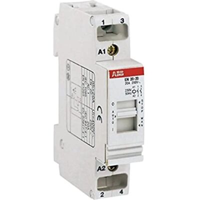 Contacteur ABB 20A 2NO 230V - Dispositif modulaire - Publicité Contacteur ABB 20A 2NO 230V - Dispositif modulaire - Publicité