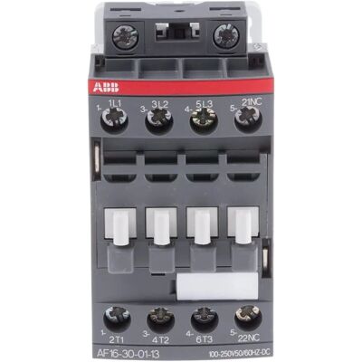 ABB AF16-30-01-13 Kontaktor - 30A, 230V AC, 7,5 kW ABB AF16-30-01-13 Kontaktor - 30A, 230V AC, 7,5 kW