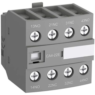 ABB CA4-31E - Auxiliary Switch Block - 4-pole, 3NC+1NO, Front Mount ABB CA4-31E - Auxiliary Switch Block - 4-pole, 3NC+1NO, Front Mount