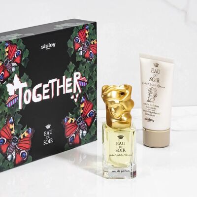 Sisley - Eau Du Soir Together - 30ml EDP - 50ml Crème - Coffret cadeau - Publicité Sisley - Eau Du Soir Together - 30ml EDP - 50ml Crème - Coffret cadeau - Publicité