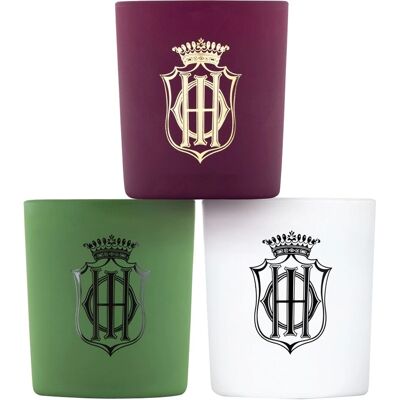 Conjunto de Velas Sisley Paris - Rosa, Tuberosa, Campaña - 3 x 5.8 oz Conjunto de Velas Sisley Paris - Rosa, Tuberosa, Campaña - 3 x 5.8 oz