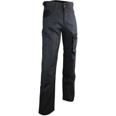 Pantalon de Travail Terreau LMA - Couture Double, Bicolore, Taille Élastique - Publicité Pantalon de Travail Terreau LMA - Couture Double, Bicolore, Taille Élastique - Publicité