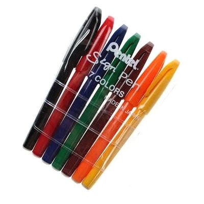 Pentel S520 Bolígrafo de Fieltro - 7 Colores Pentel S520 Bolígrafo de Fieltro - 7 Colores