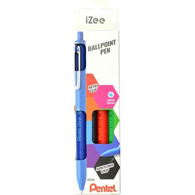 Set de bolígrafos Pentel Izee - 4 colores Set de bolígrafos Pentel Izee - 4 colores