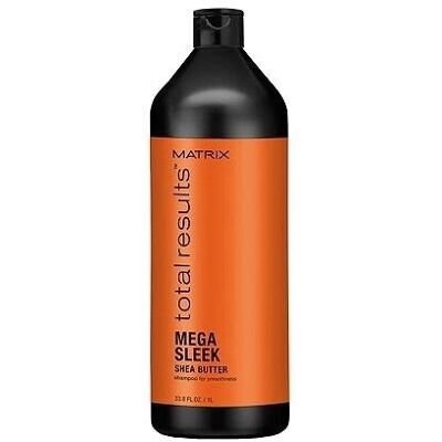 Shampoo Mega Sleek de Matrix - 1000ml - Contrôle des Frisottis Shampoo Mega Sleek de Matrix - 1000ml - Contrôle des Frisottis