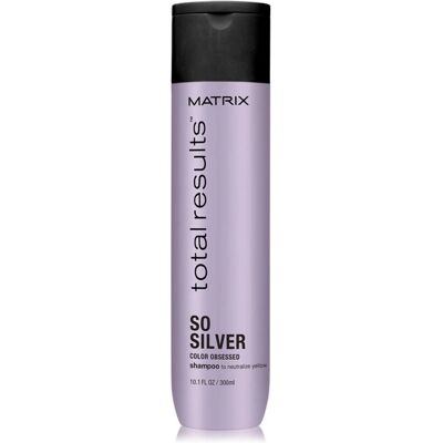 Matrix Total Results So Silver Purple Shampoo for Blonde Hair - Shampoo Matrix Total Results So Silver Purple Shampoo for Blonde Hair - Shampoo