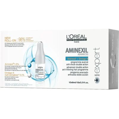 LOreal Aminexil Advanced Traitement Anti-Chute - Solution capillaire - Publicité LOreal Aminexil Advanced Traitement Anti-Chute - Solution capillaire - Publicité