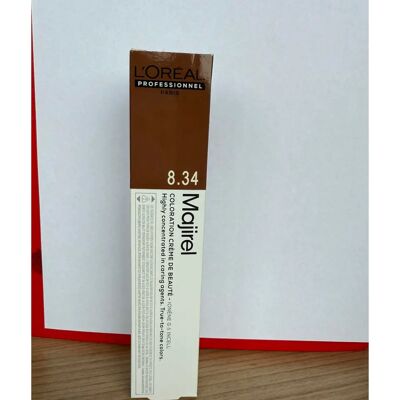 L'Oréal Professionnel Majirel Coloration Permanente pour Cheveux - 8.34 Blond Cuivre Doré Clair - Coloration capillaire - Publicité L'Oréal Professionnel Majirel Coloration Permanente pour Cheveux - 8.34 Blond Cuivre Doré Clair - Coloration capillaire - Publicité