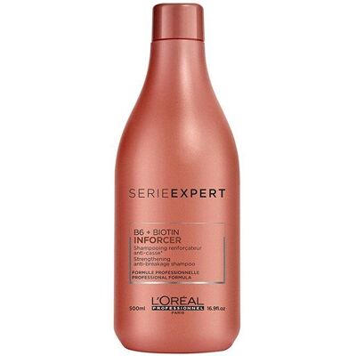 Shampoing L'Oréal Serie Expert Inforcer B6 + Biotine - 500ml - Publicité Shampoing L'Oréal Serie Expert Inforcer B6 + Biotine - 500ml - Publicité