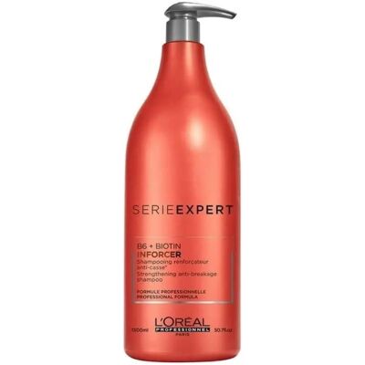 Shampoo Inforcer de L'Oréal Professionnel - Renforcement et Hydratation - 1500ml - Publicité Shampoo Inforcer de L'Oréal Professionnel - Renforcement et Hydratation - 1500ml - Publicité