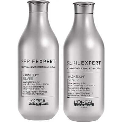 L'Oréal Professionnel Silver Magnesium Shampoo - Anti-Yellowing for Blonde & Grey Hair L'Oréal Professionnel Silver Magnesium Shampoo - Anti-Yellowing for Blonde & Grey Hair
