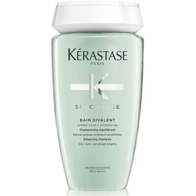Kérastase Bain Divalent - Tasapainottava shampoot rasvoittuville juurille ja herkille latvoille Kérastase Bain Divalent - Tasapainottava shampoot rasvoittuville juurille ja herkille latvoille