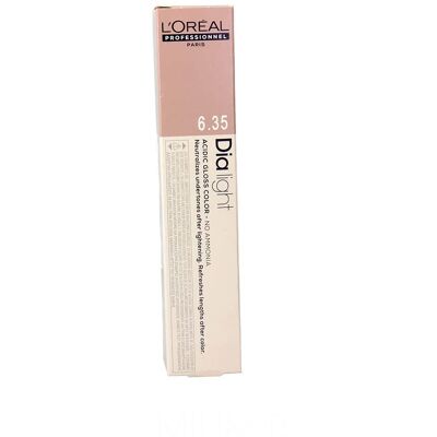 Coloration Sans Ammoniaque L'Oréal Professionnel Dia Light - Blond Foncé 6,35 - Publicité Coloration Sans Ammoniaque L'Oréal Professionnel Dia Light - Blond Foncé 6,35 - Publicité
