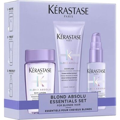Kérastase Blond Absolu - Reise-Haarpflegeset mit Shampoo, Conditioner & Serum Kérastase Blond Absolu - Reise-Haarpflegeset mit Shampoo, Conditioner & Serum