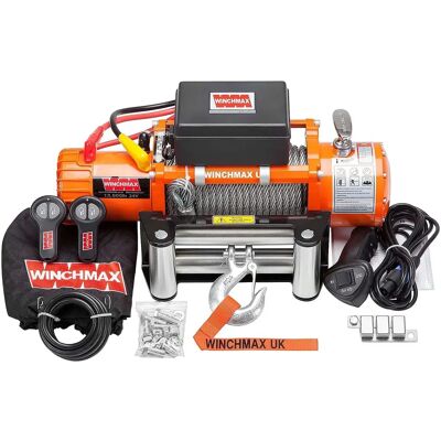WINCHMAX 13500lb 24V Seilwinde - Robustes synthetisches Seil WINCHMAX 13500lb 24V Seilwinde - Robustes synthetisches Seil