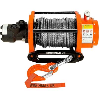 WINCHMAX Hydraulische Winde - 9072kg - Dyneema Seil - Orange WINCHMAX Hydraulische Winde - 9072kg - Dyneema Seil - Orange