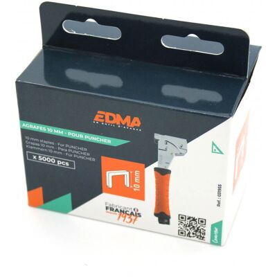 EDMA 031955 Schlagzange - 10 mm - Packung mit 5000 EDMA 031955 Schlagzange - 10 mm - Packung mit 5000