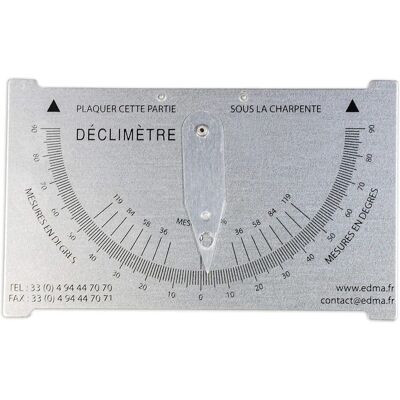 Edma DECLIMETRE - Klimometer - Meet de helling - 1 graad nauwkeurig Edma DECLIMETRE - Klimometer - Meet de helling - 1 graad nauwkeurig