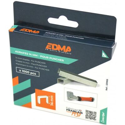 Pinze foratrici EDMA 231955 - 14 mm Zincato per isolamento multilayer Pinze foratrici EDMA 231955 - 14 mm Zincato per isolamento multilayer