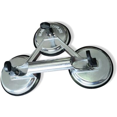 Soporte EDMA 250355 - Ventosa triple de aluminio para baldosas Soporte EDMA 250355 - Ventosa triple de aluminio para baldosas