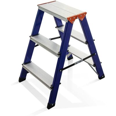 Scala a gradini Edma - Alluminio, Accesso doppio, Ultra leggera Scala a gradini Edma - Alluminio, Accesso doppio, Ultra leggera