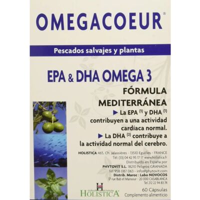 Holística Omegacoeur 60 Capsules - Support Cardiaque - Publicité Holística Omegacoeur 60 Capsules - Support Cardiaque - Publicité