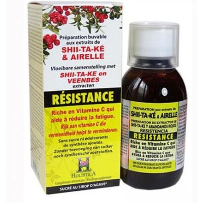 Sirop Holistica Shiitake & Airelle - Soutien immunitaire - Publicité Sirop Holistica Shiitake & Airelle - Soutien immunitaire - Publicité