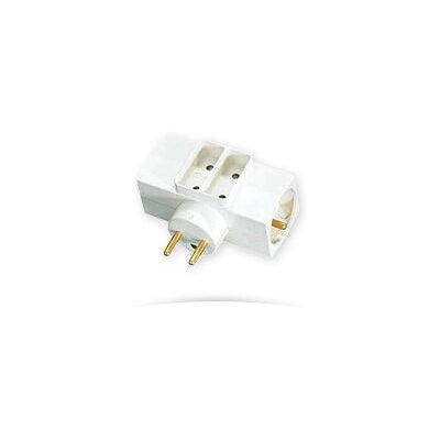 EBENOID - L'Ébénoïd 0.117.24 - Blanc - 3 prises - Adaptateur secteur - Publicité EBENOID - L'Ébénoïd 0.117.24 - Blanc - 3 prises - Adaptateur secteur - Publicité