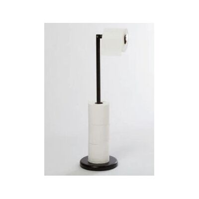 Support Papier WC Noir Spirella - Design moderne en acier - 6 rouleaux - Publicité Support Papier WC Noir Spirella - Design moderne en acier - 6 rouleaux - Publicité