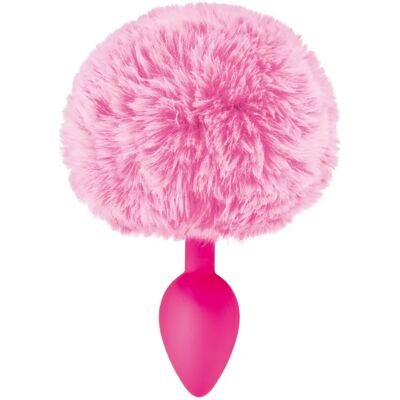 Sweet Caress Plug Anal Queue de Lapin - Rose - Publicité Sweet Caress Plug Anal Queue de Lapin - Rose - Publicité