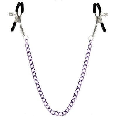 Pinces à Seins Violette Sweet Caress - Accessoire BDSM Pinces à Seins Violette Sweet Caress - Accessoire BDSM