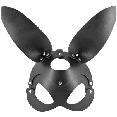 Masque Lapin en Faux Cuir Fetish Tentation - Accessoire BDSM Masque Lapin en Faux Cuir Fetish Tentation - Accessoire BDSM