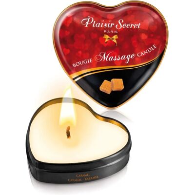Bougie de Massage Plaisir Secret - Caramel - Cadeau Romantique - Bien-être Bougie de Massage Plaisir Secret - Caramel - Cadeau Romantique - Bien-être