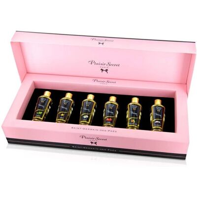 Plaisir Secret - 6 Huiles de Massage Sèches - Parfums Naturels Français Plaisir Secret - 6 Huiles de Massage Sèches - Parfums Naturels Français