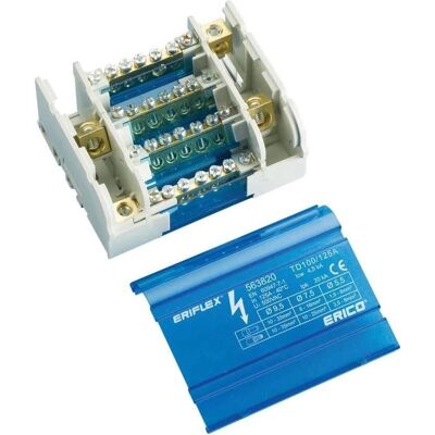 Accessoires armoire de distribution Caddy - Bloc de distribution 1P 6x10-35mm2 TD 100/125A - Publicité Accessoires armoire de distribution Caddy - Bloc de distribution 1P 6x10-35mm2 TD 100/125A - Publicité