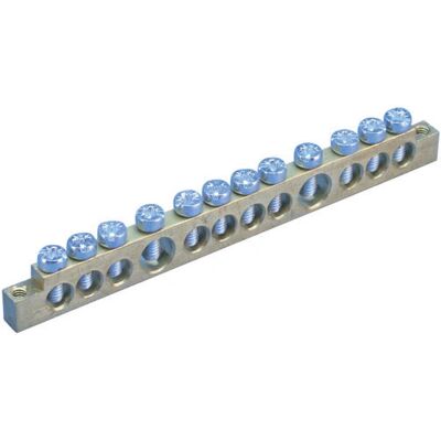 Barra di alimentazione in ottone Erico EB12 - Neutro/terra - 120mm Barra di alimentazione in ottone Erico EB12 - Neutro/terra - 120mm