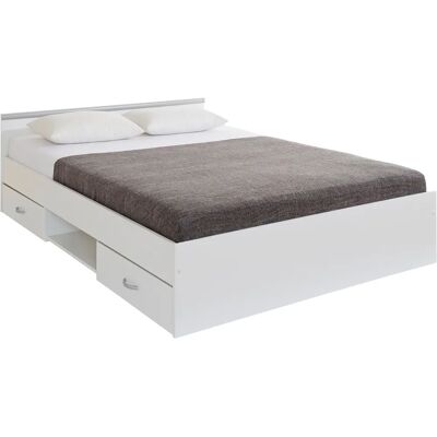 Parisot Weiß Funktionsbett 146x206 - Futonbett Parisot Weiß Funktionsbett 146x206 - Futonbett