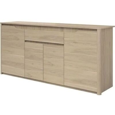 Parisot Betty Buffet Bas en Chêne Dakota - 185cm - Publicité Parisot Betty Buffet Bas en Chêne Dakota - 185cm - Publicité