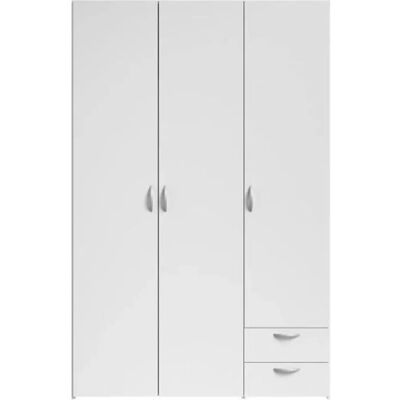 Armoire Daily 2 de Parisot - 3 Portes Blanc - Publicité Armoire Daily 2 de Parisot - 3 Portes Blanc - Publicité